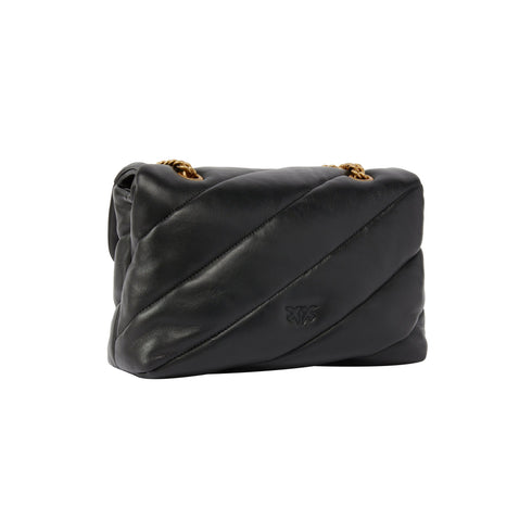 Pinko Borsa a tracolla Borsa Donna Classic Love Puff Nero oro P25 - PINKO 100038A0F2 - Z99Q - UNI - Francavilla Moda